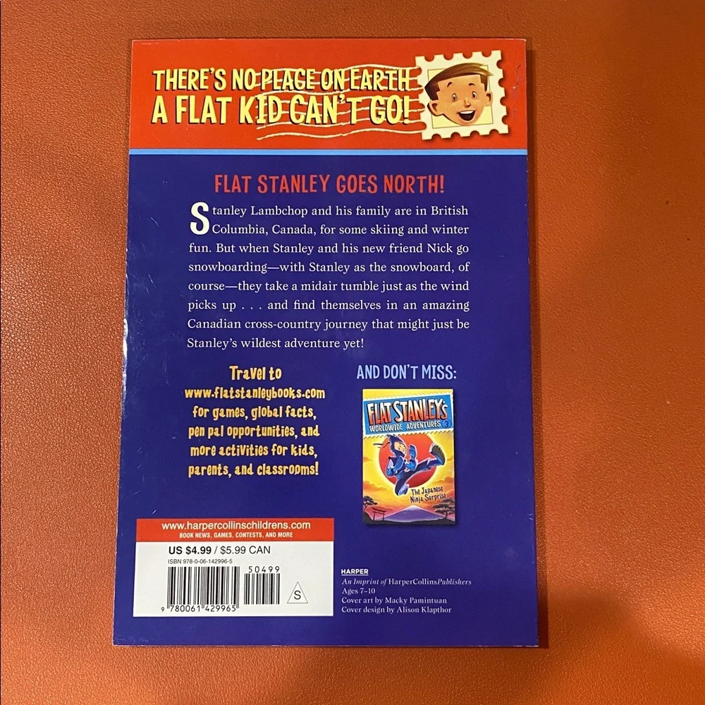 3/$10 Flat Stanley's Worldwide Adventures Book 4